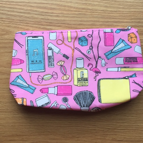 NWOT Clinique Bag in Pink - Picture 2 of 5